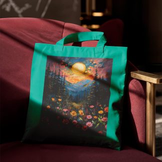 Midnight Meadow Tote Bag