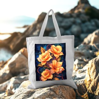 Luminous Blooms Tote Bag