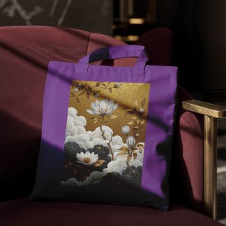 Golden Bloom Tote Bag