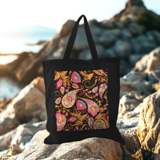 Midnight Paisley Classic Tote Bag