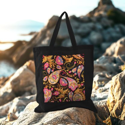 Midnight Paisley Classic Tote Bag