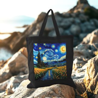Starry Wheatfield Classic Tote Bag