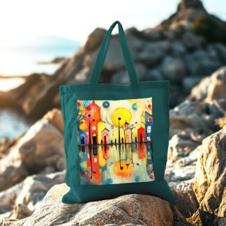 Whimsical Waterfront Classic Tote Bag